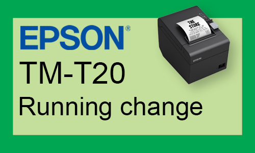 EPSON TM-T20III running change